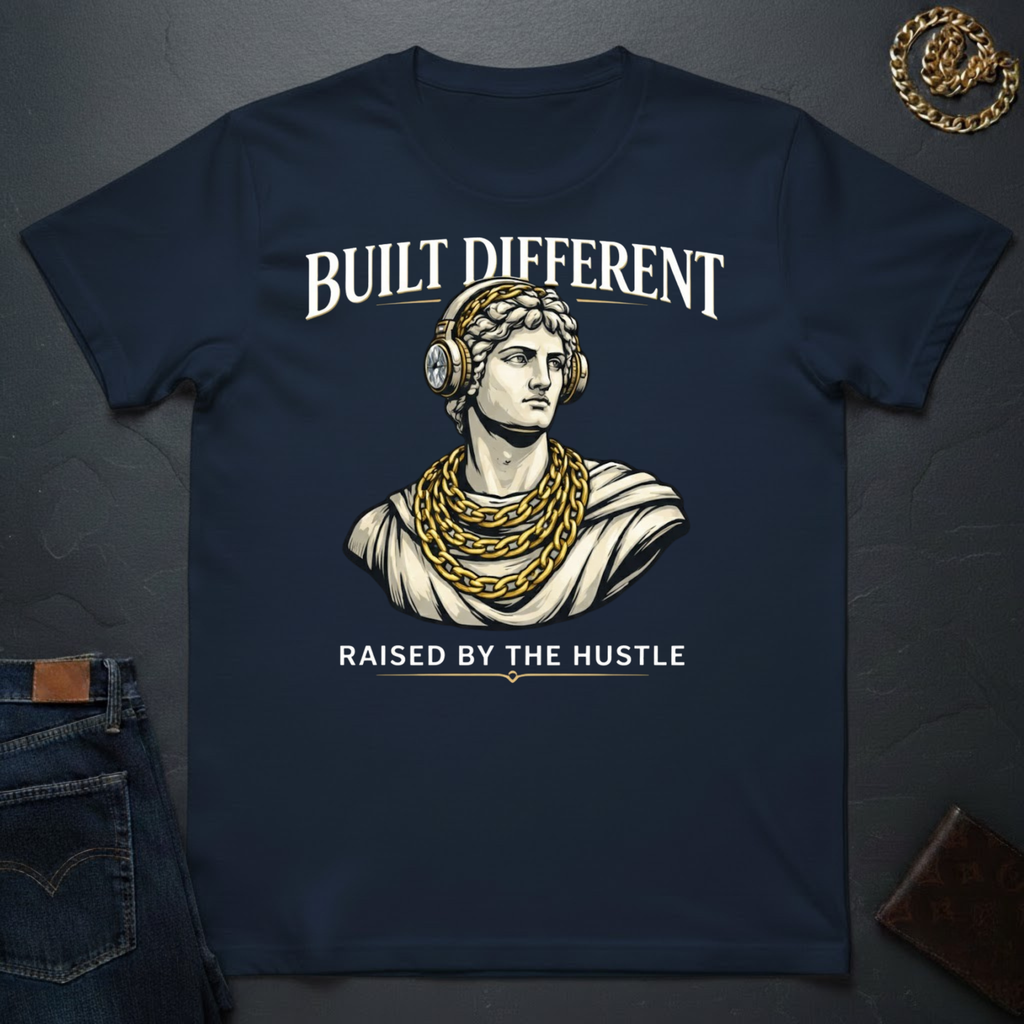 Built Different Raised By The Hustle T-Shirt