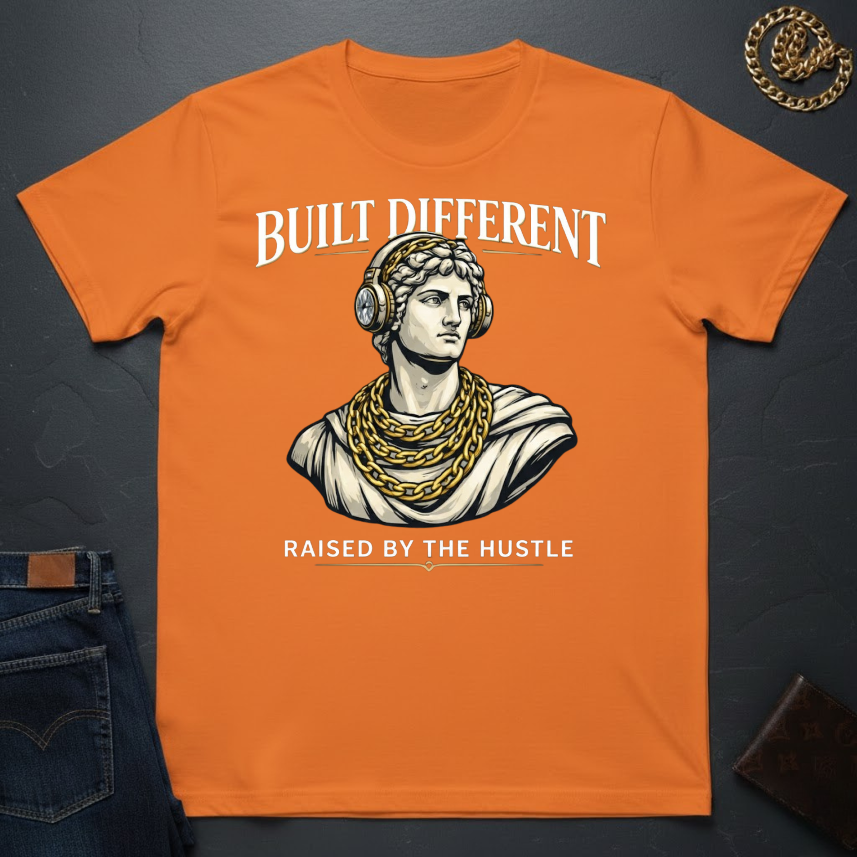 Built Different Raised By The Hustle T-Shirt