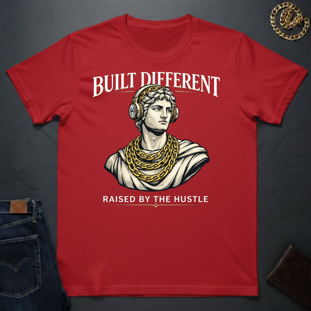 Built Different Raised By The Hustle T-Shirt