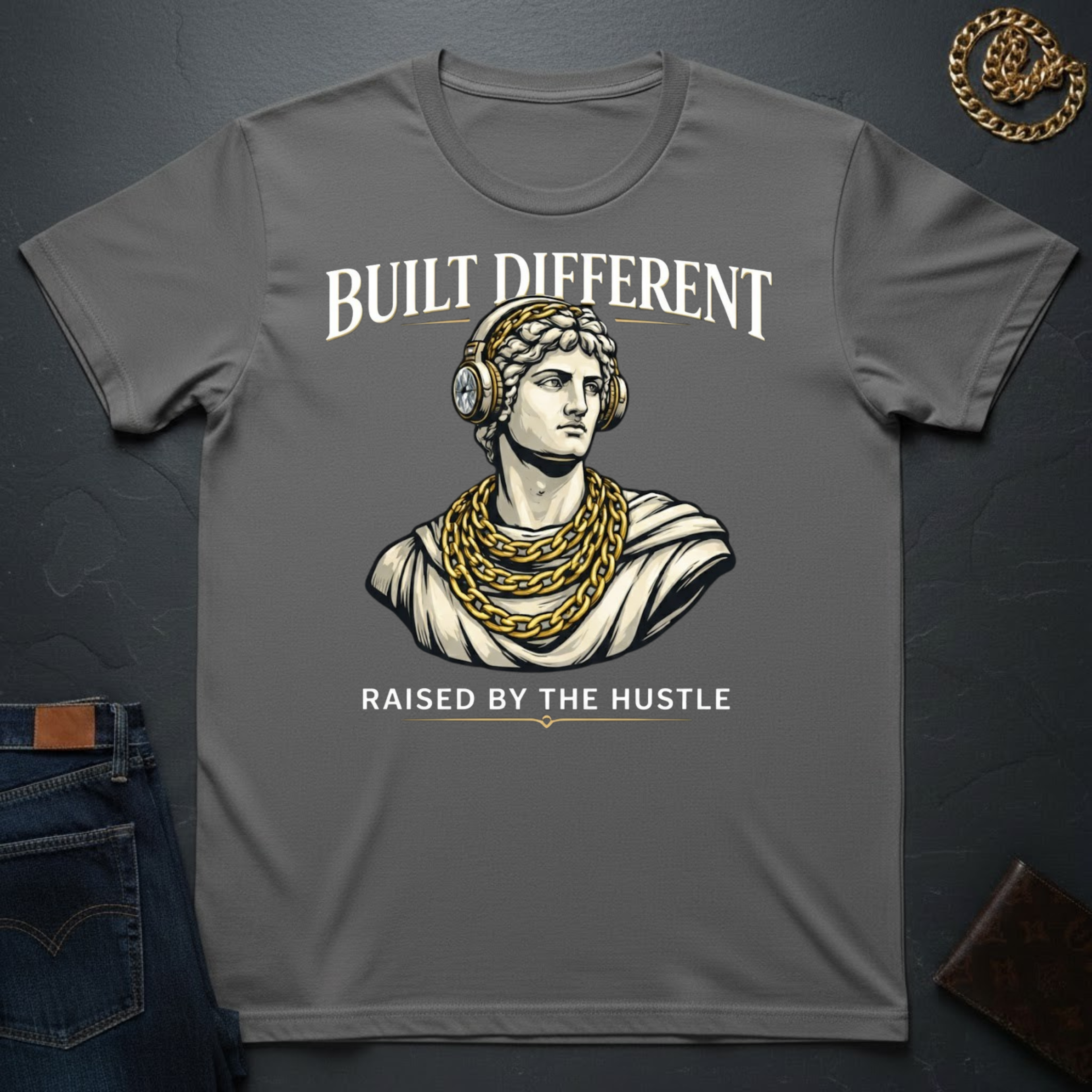 Built Different Raised By The Hustle T-Shirt