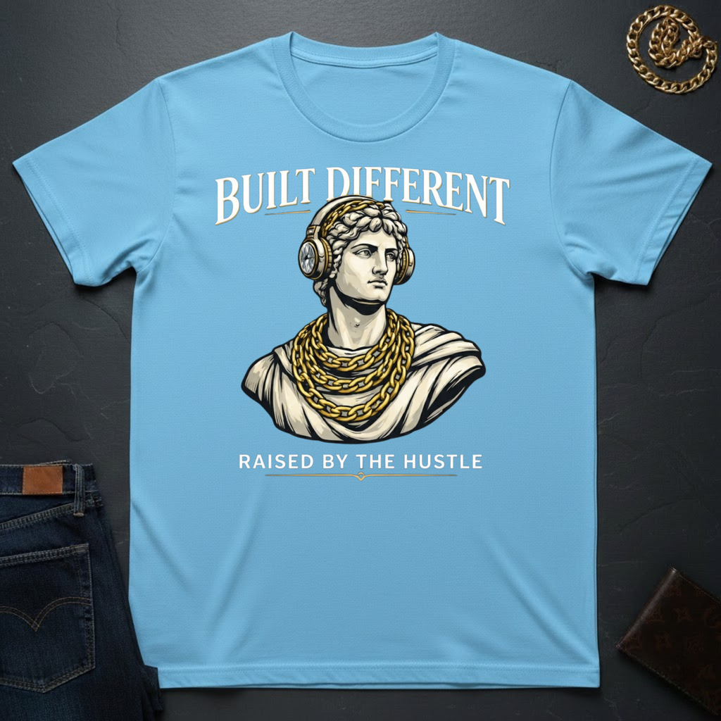 Built Different Raised By The Hustle T-Shirt