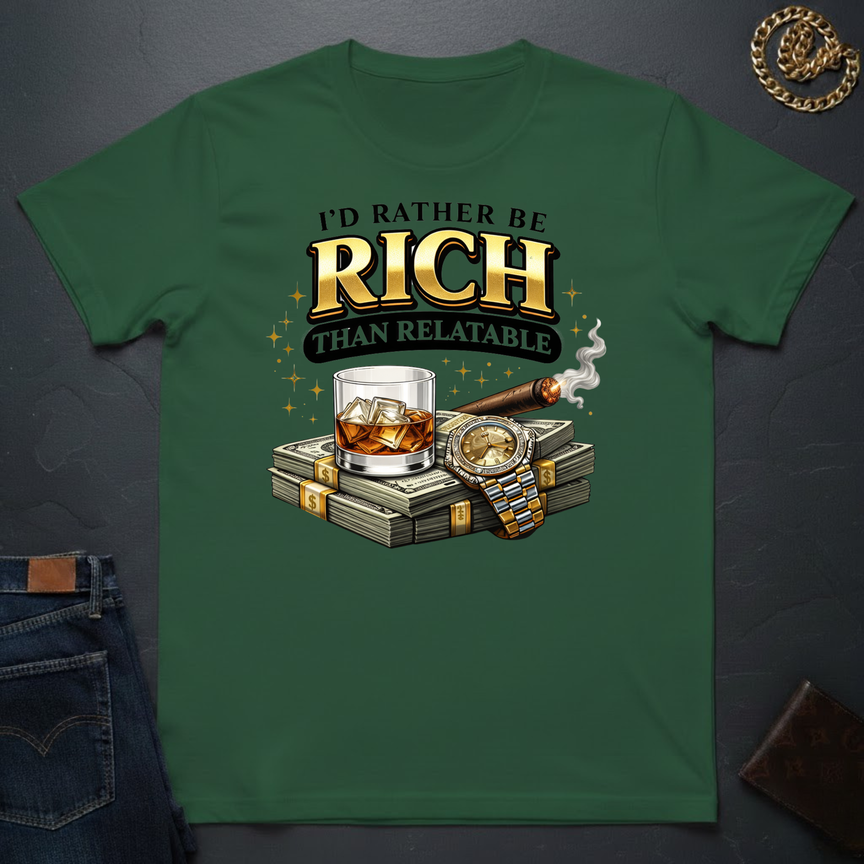 I'd Rather Be Rich T-Shirt