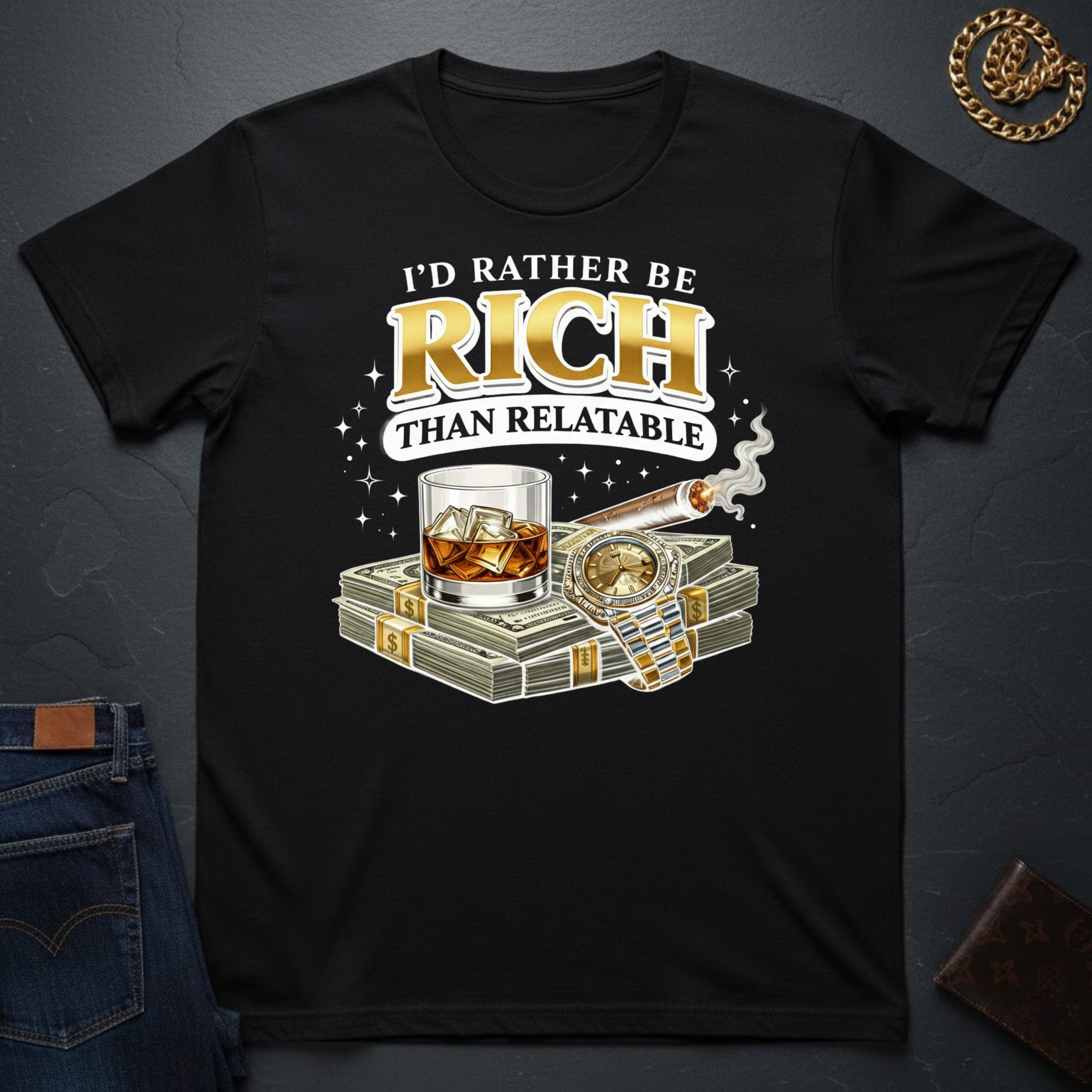 I'd Rather Be Rich T-Shirt
