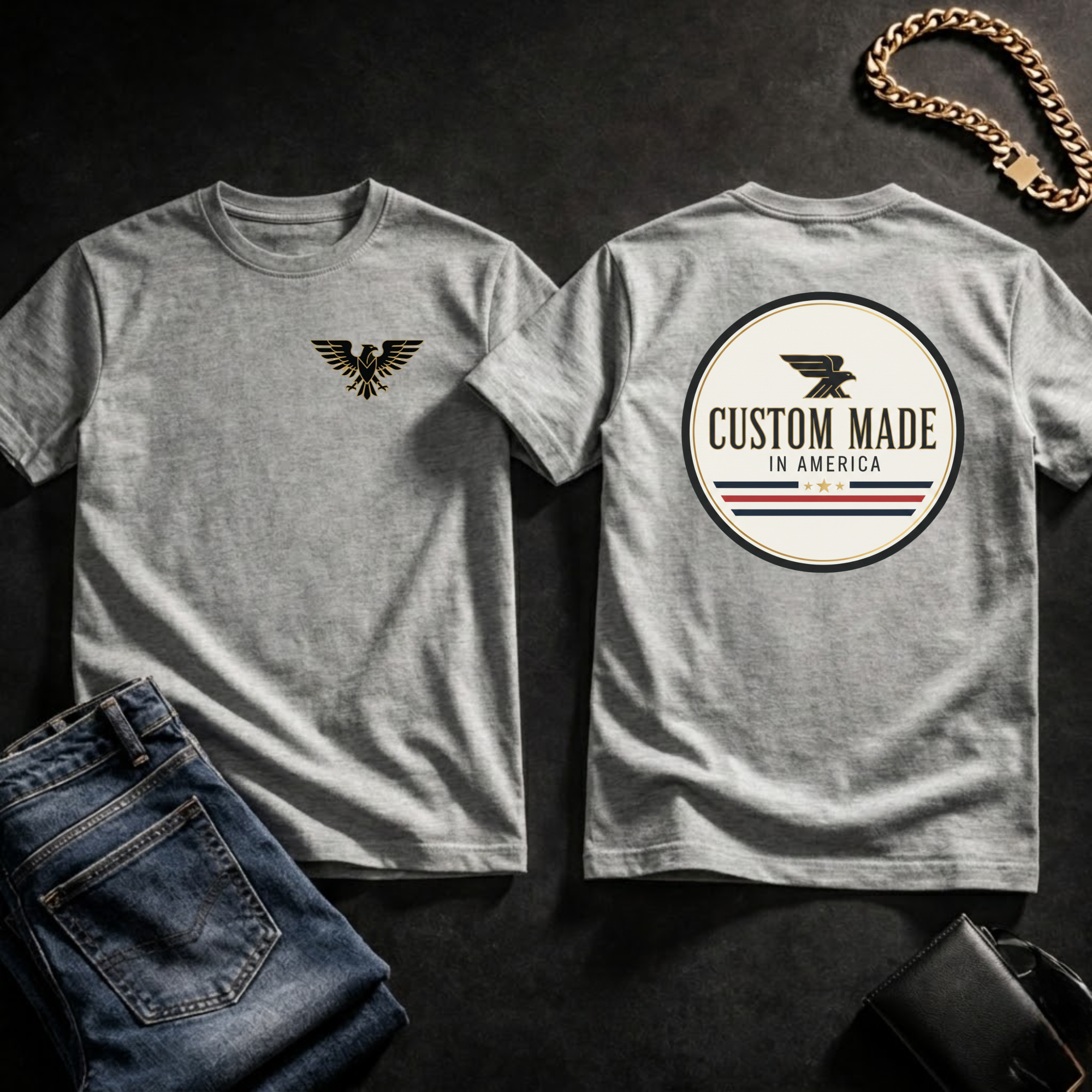 Custom Made In America T-Shirt